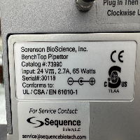 Sorenson BioScience BenchTop Pipettor image 2
